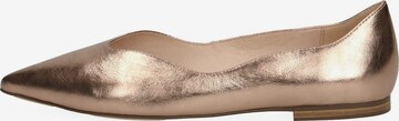 CAPRICE Ballet Flats in Gold