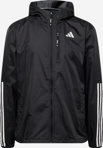 Veste de sport 'Own The Run' ADIDAS PERFORMANCE en noir : devant