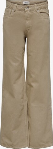 ONLY Wide Leg Hose 'CHRIS' in Beige: predná strana