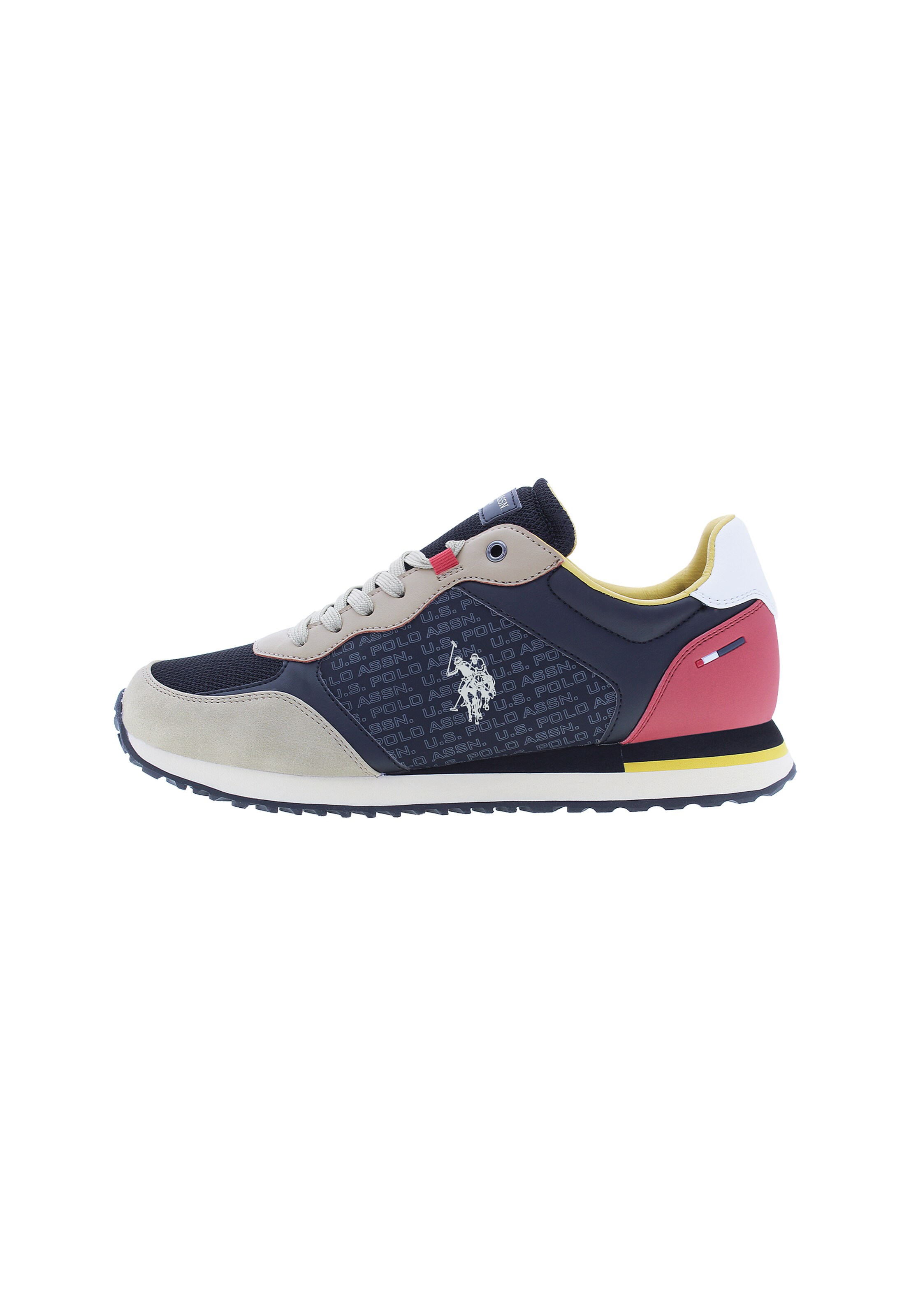 U.S. POLO ASSN. Sneakers laag 'Xirio' in Zwart: voorkant