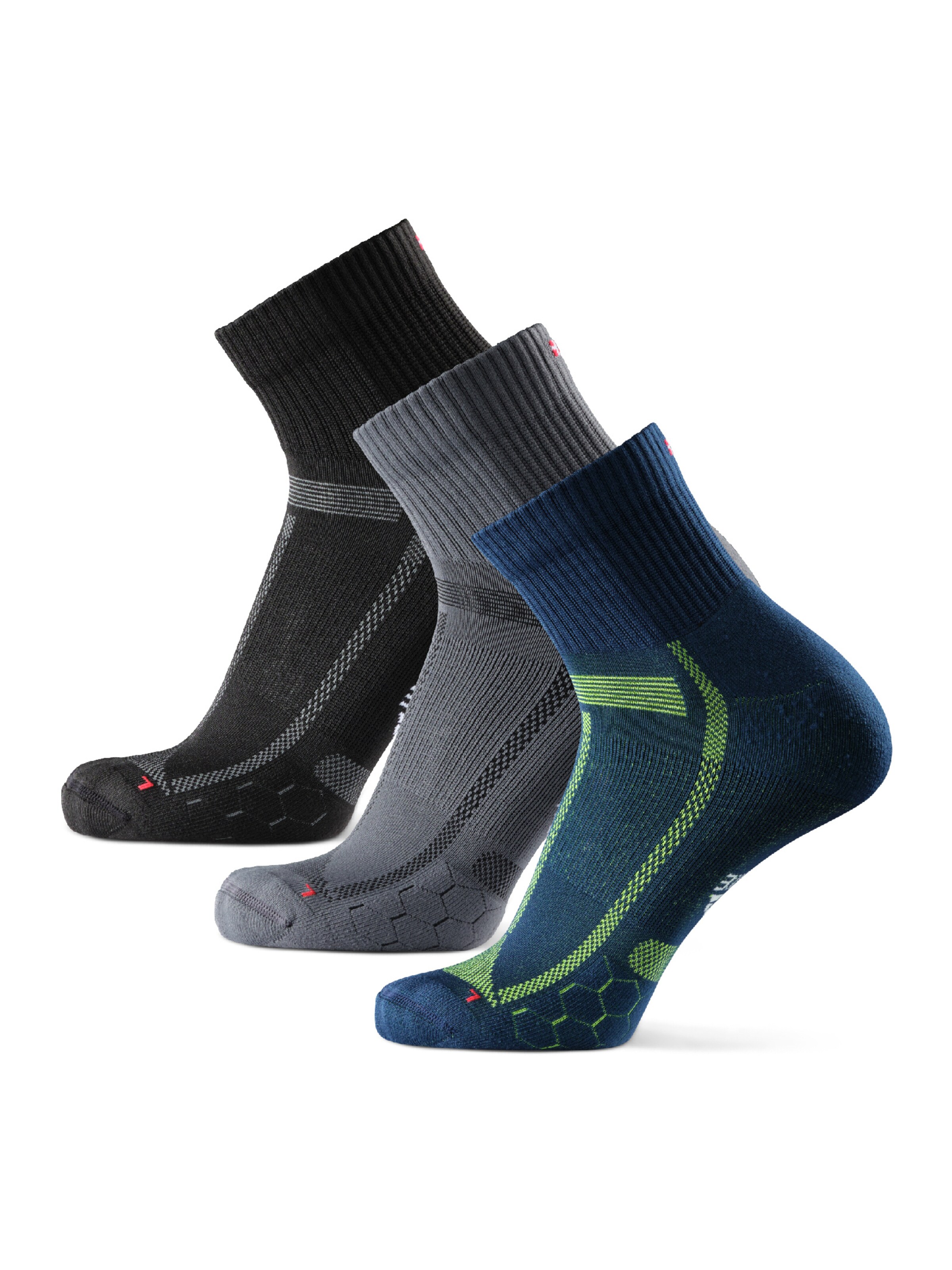 DANISH ENDURANCE Sports socks 'Long Distance' in Mixed colours