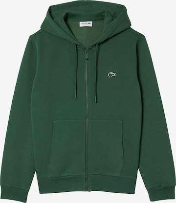 Veste de survêtement LACOSTE en vert : devant