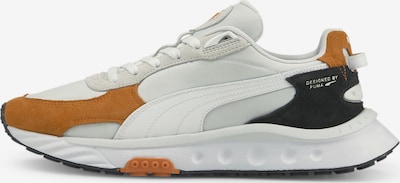 PUMA Sneaker low 'Wild Rider' in grau / orange / schwarz / weiß, Produktansicht