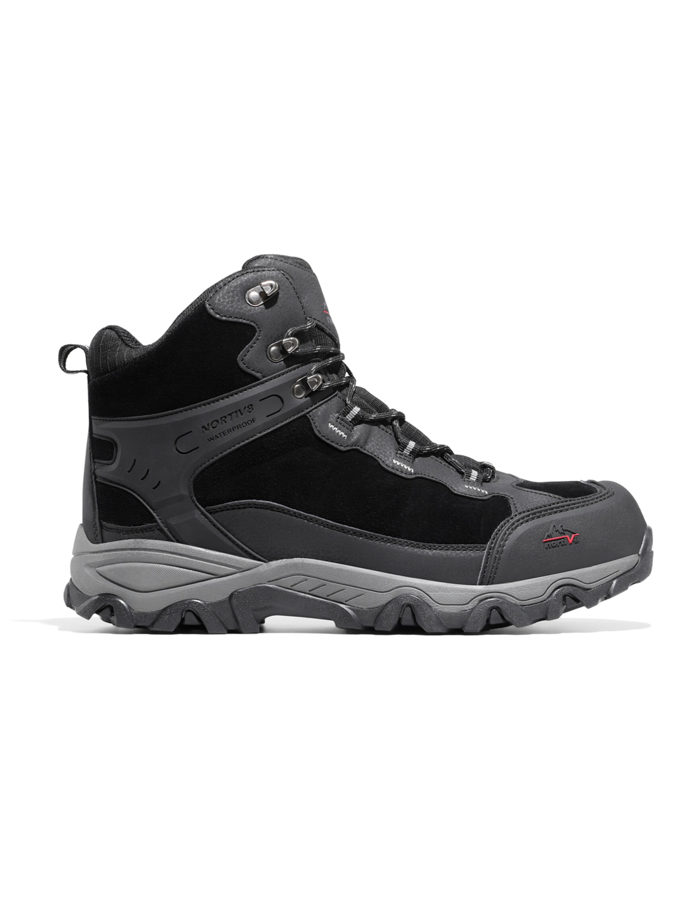 Boots 'NORTIV 8 Herren Wasserdichte Wanderschuhe Outdoor Mid Trekking Leichte Bergschuhe' di NORTIV 8 in nero