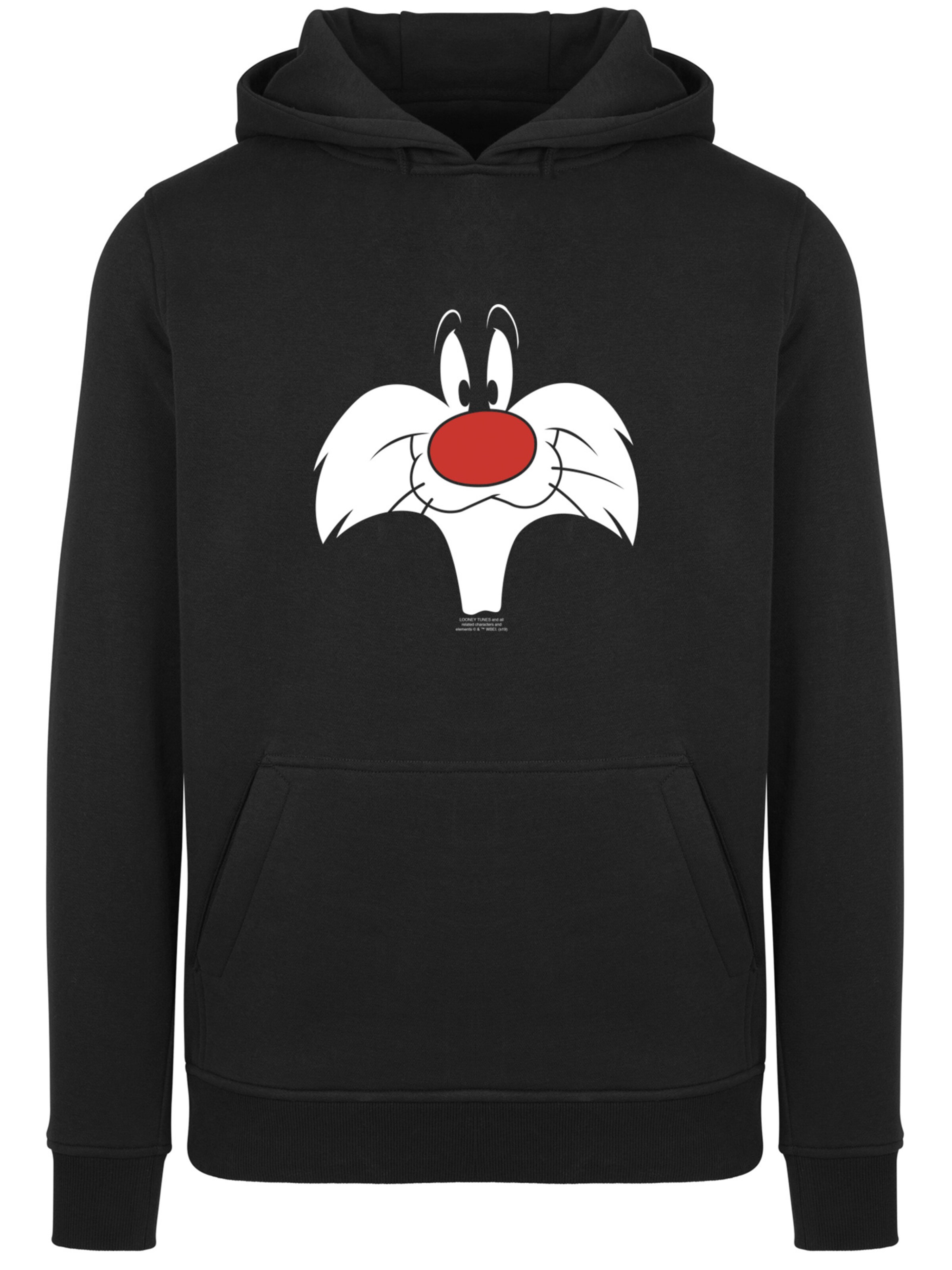 F4NT4STIC Sweatshirt in Black: front