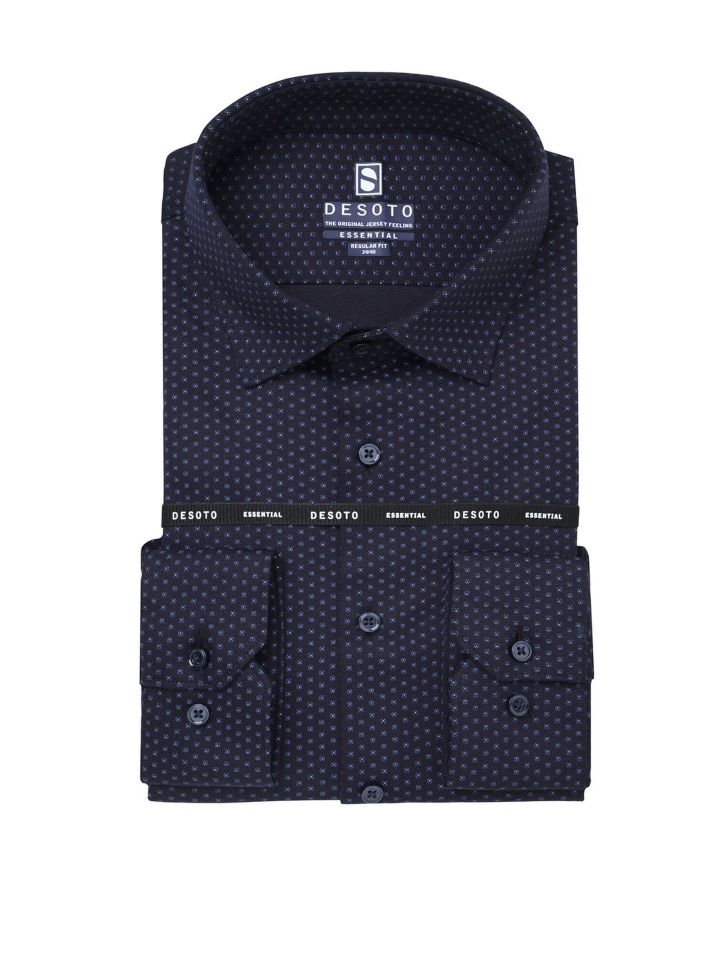 Coupe regular Chemise DESOTO en bleu : devant