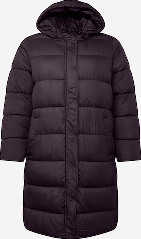 juoda ONLY Carmakoma Žieminis paltas 'New Cammie': priekis