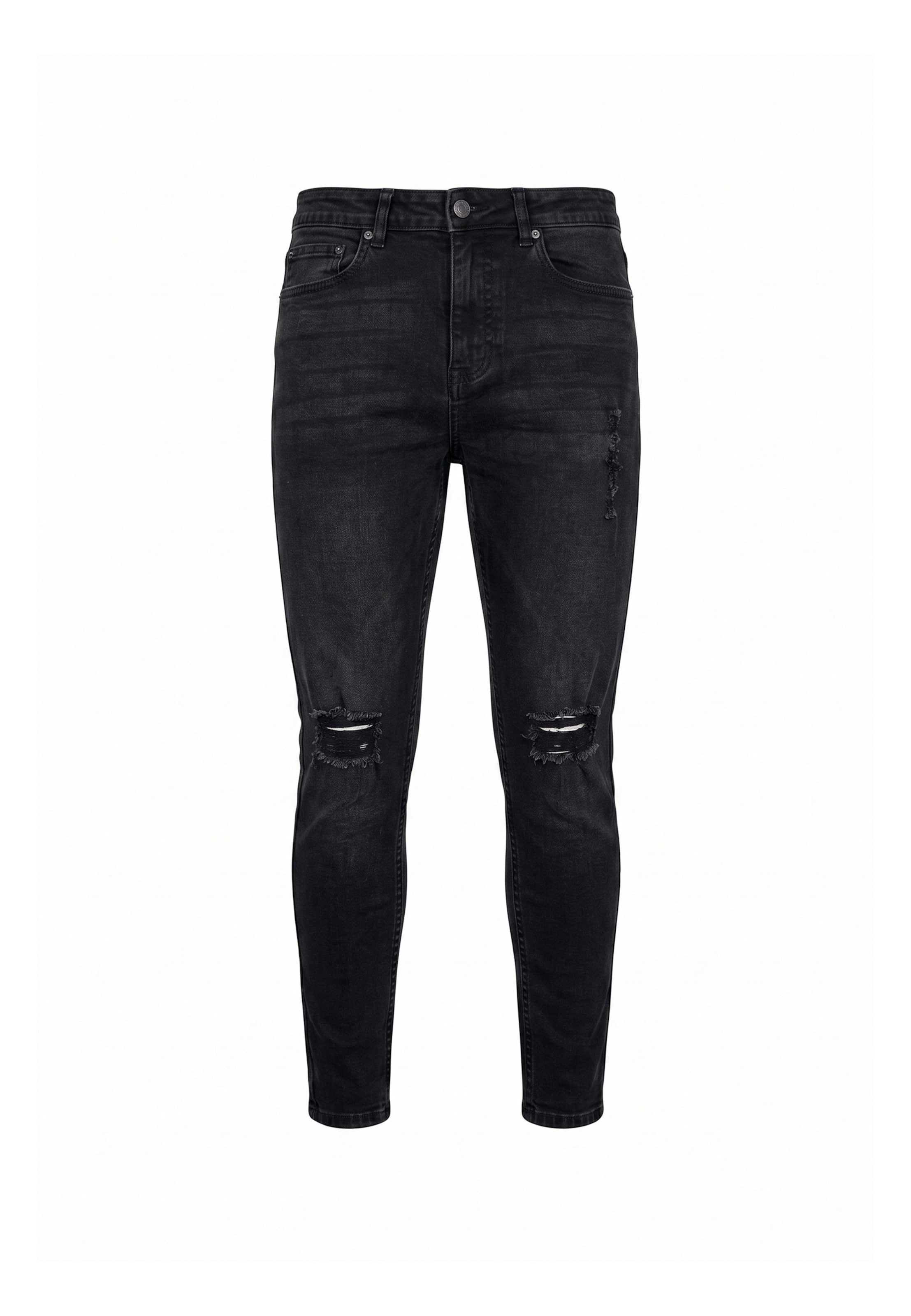 Slimfit Jeans di SikSilk in nero: frontale