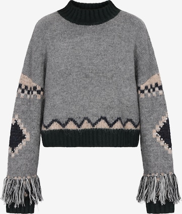 IZIA - Jersey en gris: frente