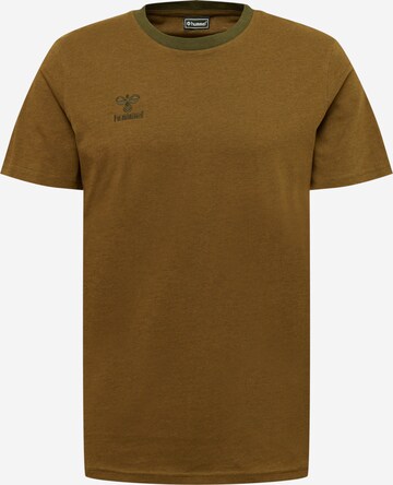 T-Shirt fonctionnel Hummel en vert : devant