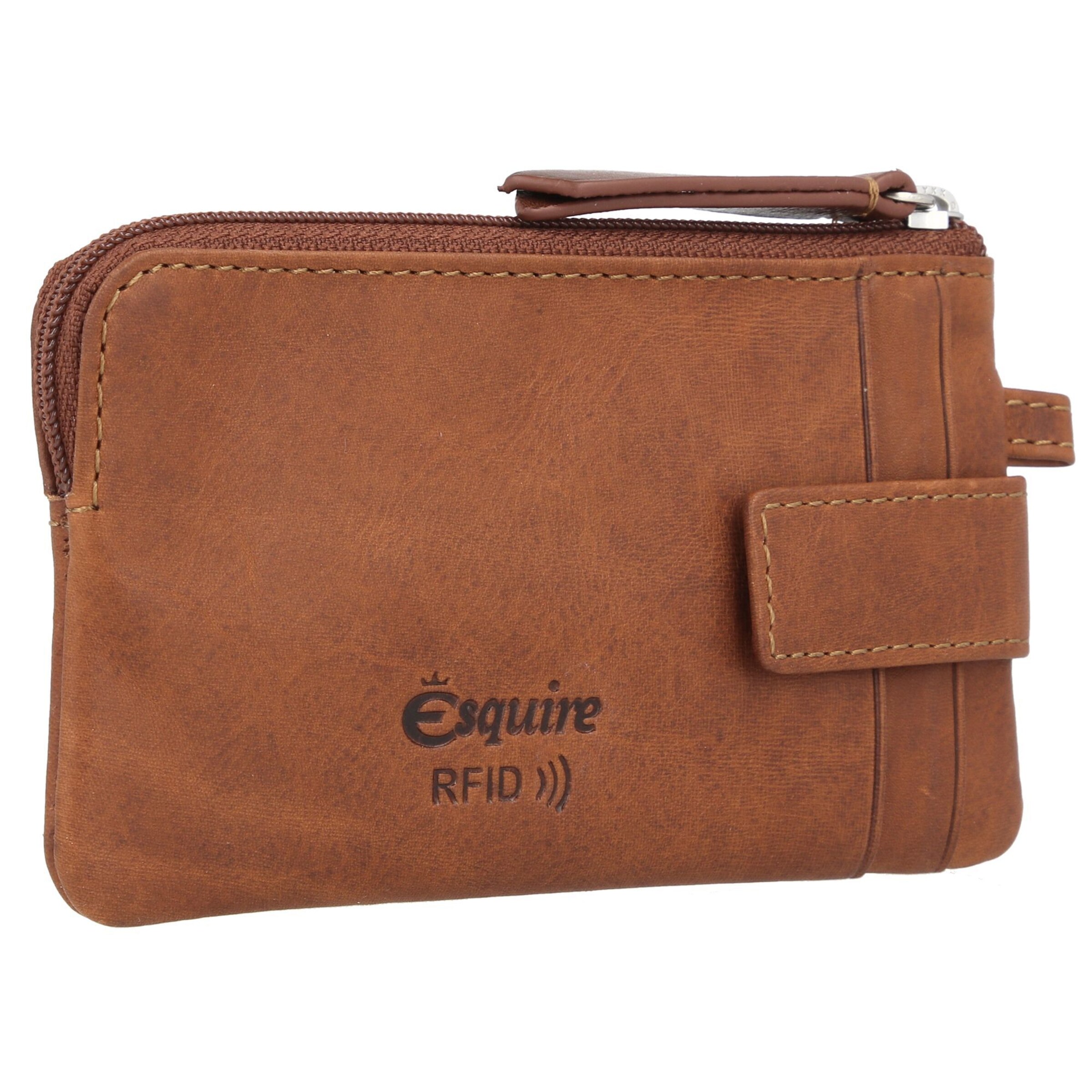 Porte-clés 'Dallas' Esquire en marron