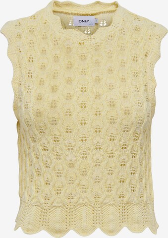 Tops en tricot 'Luna' ONLY en jaune : devant