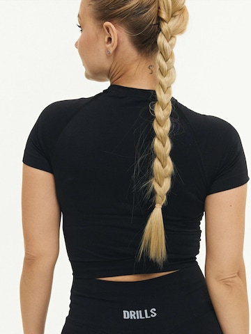 DRILLS Apparel Sporttop 'SWAY Sports-Tee'‌‌‌‌‌‌‌‌‌ in Schwarz