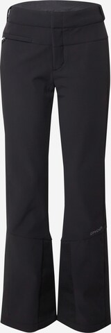 évasé Pantalon de sport Spyder en noir : devant