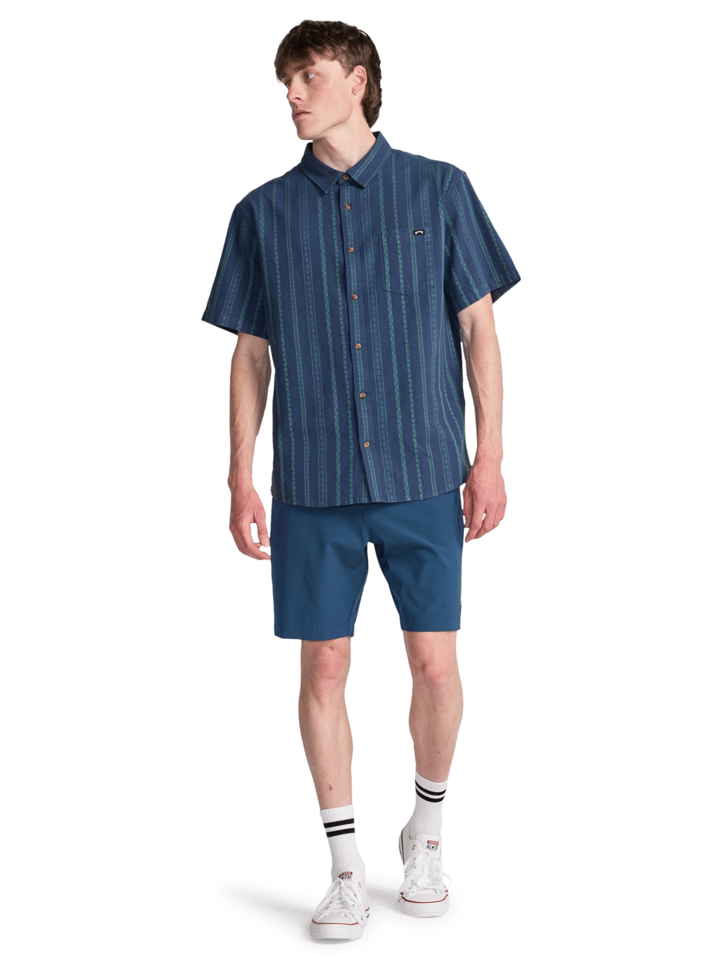 BILLABONG Regular Fit Hemd 'Sundays' in Blau