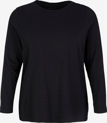 Tom Tailor Women + Shirt in Black: front