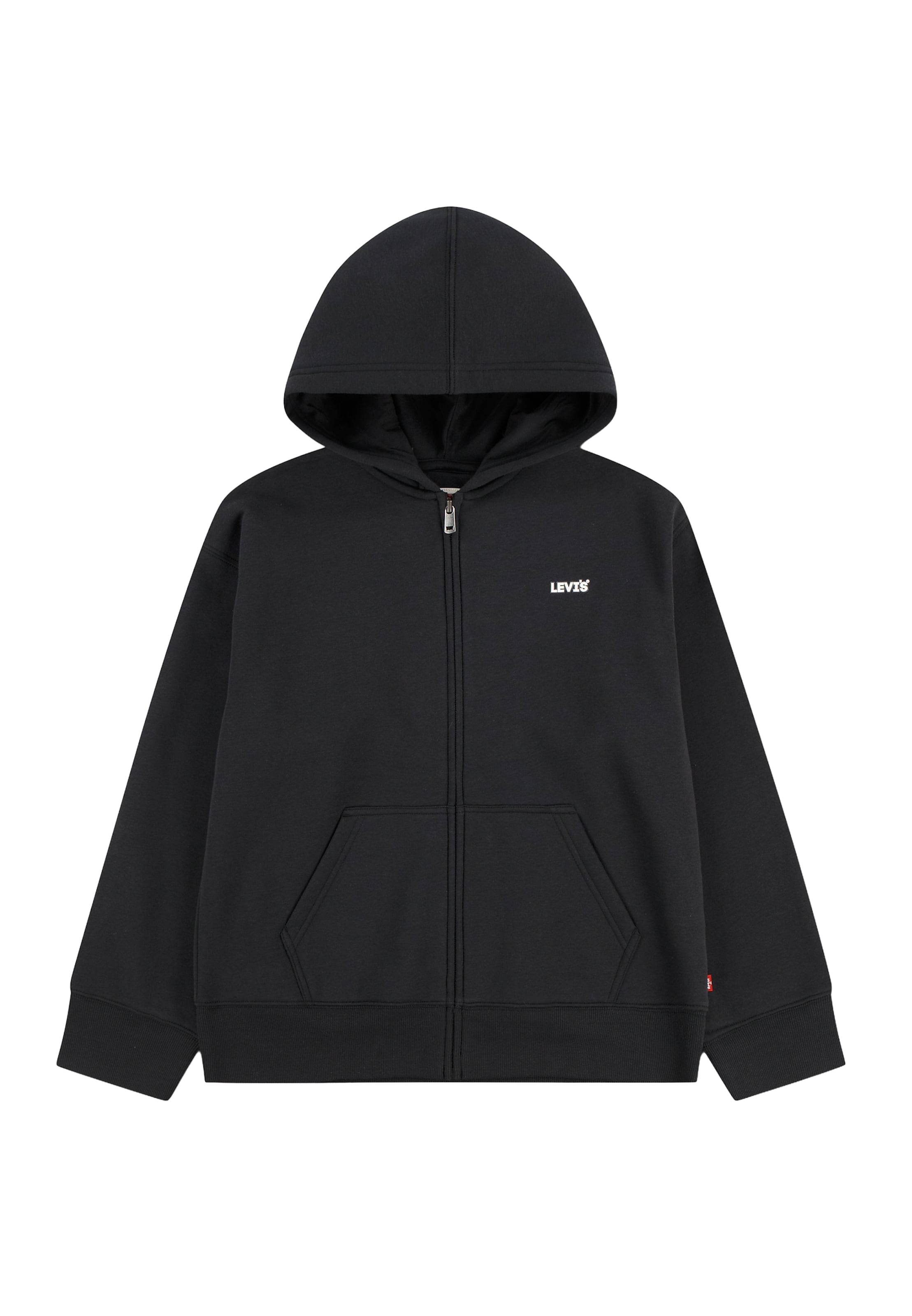 Levi's Kids Sweatjacka 'ESSENTIAL' i svart: framsida