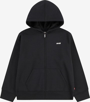 Levi's Kids Sweatjacke 'ESSENTIAL' in Schwarz: Vorderseite