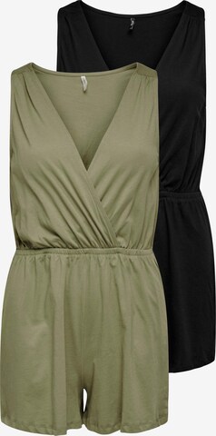 Tuta jumpsuit 'MAY' di ONLY in verde: frontale