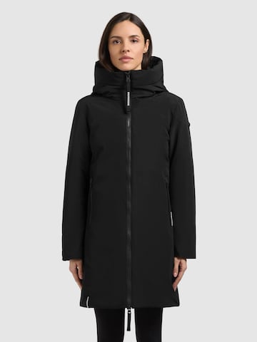 khujo Winterjas 'Zola' in Zwart: voorkant