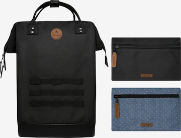 Cabaia Rucksack 'Adventurer' in Schwarz: Vorderseite