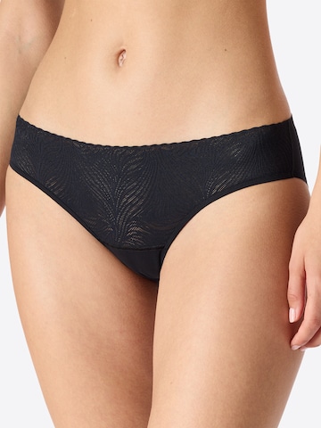 Slip ' Invisible Soft Lace ' SCHIESSER en noir : devant
