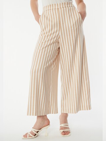 Ana Alcazar Wide leg Broek 'Zatila' in Oranje: voorkant