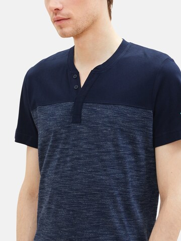 T-Shirt 'Serafino' TOM TAILOR en bleu