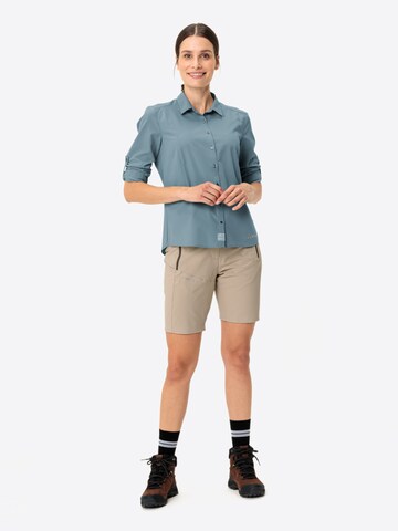 VAUDE Multifunctionele blouse ' W Rosemoor LS ST IV ' in Groen