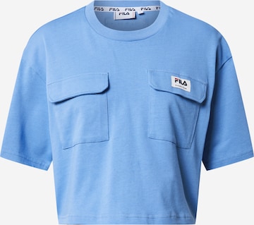FILA - Camisa 'TALLINN' em azul: frente