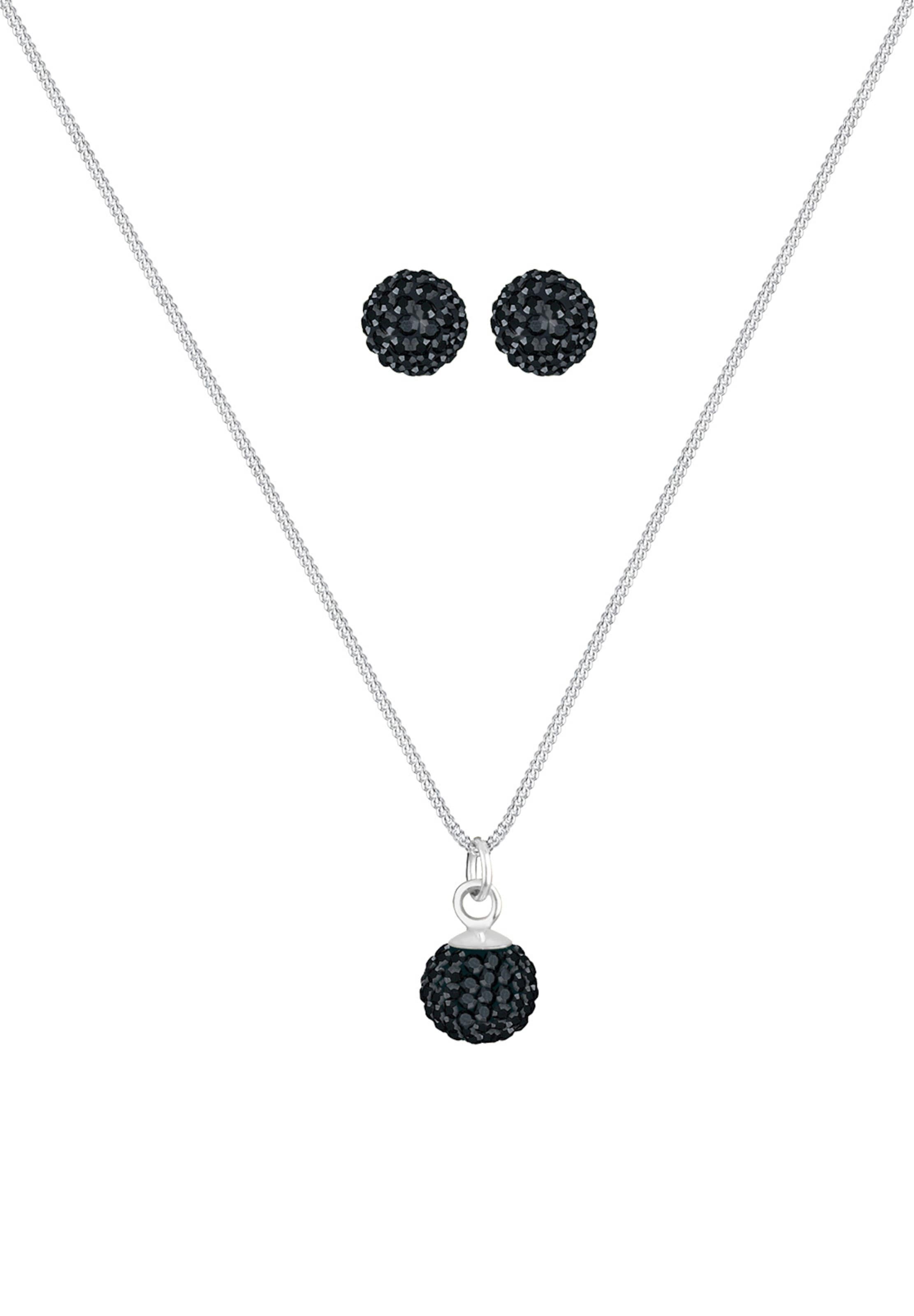 ELLI Schmuckset in Schwarz