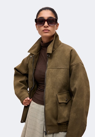 TOPSHOP - Chaqueta de entretiempo 'TILDE' en marrón