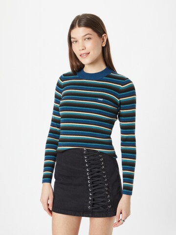 LEVI'S ® Pulóver 'Crew Rib Sweater' - kék: elől