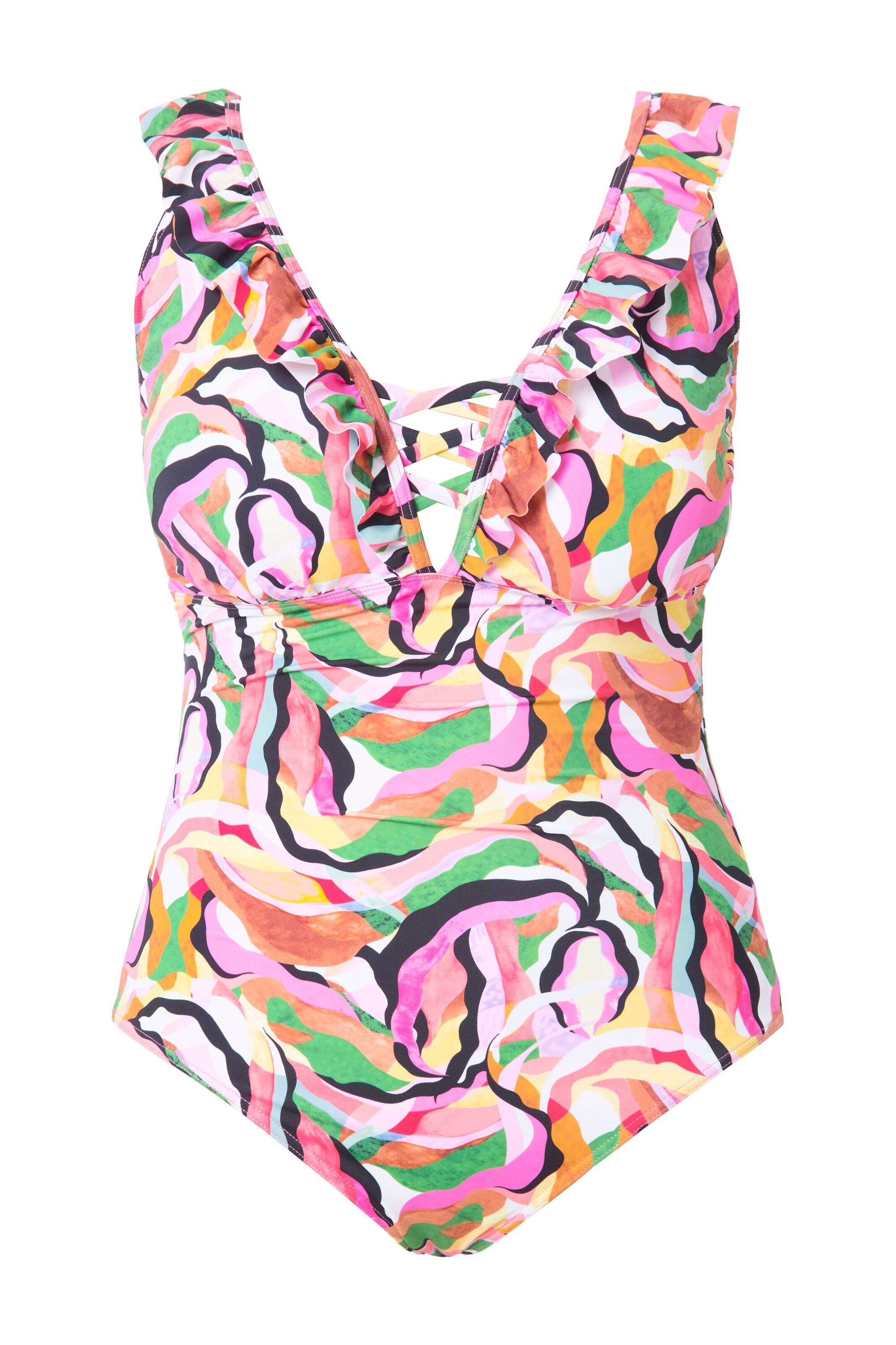 Maillot de bain Studio Untold en rose : devant