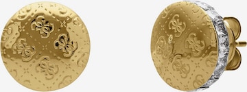 Boucles d'oreilles 'Sportiv' GUESS en or : devant
