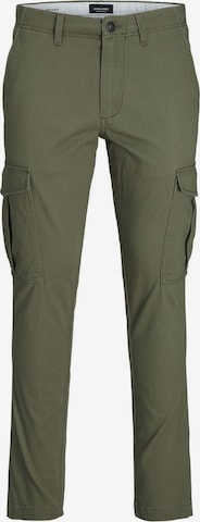 Pantaloni cargo di Jack & Jones Plus in verde: frontale
