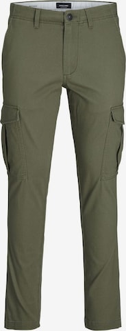 Pantalon cargo Jack & Jones Plus en vert : devant