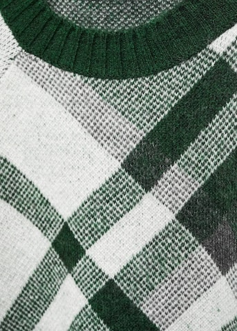 MANGO Sweter 'Weedy' w kolorze zielony