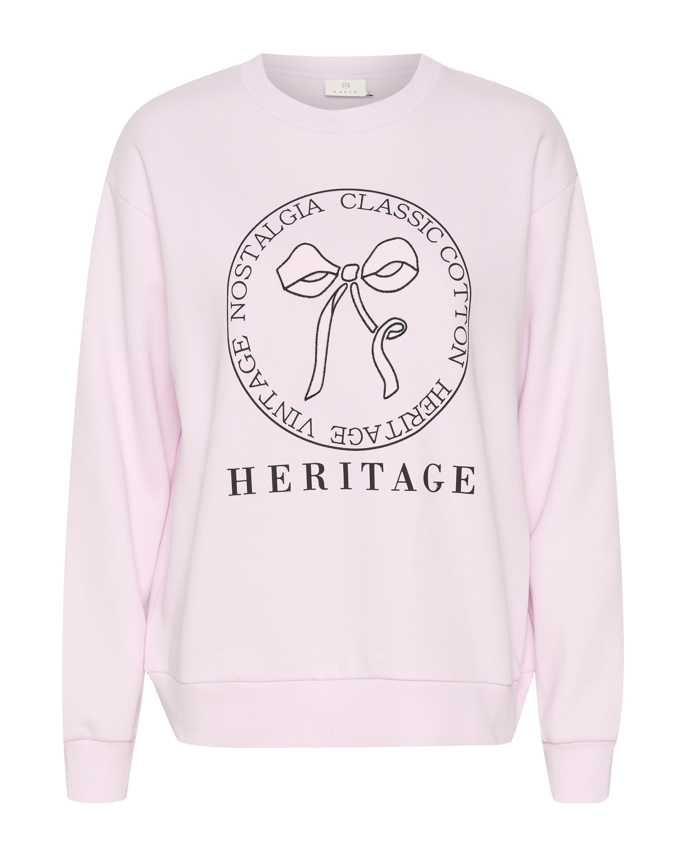 Sweat-shirt 'KAEllen' Kaffe en rose : devant