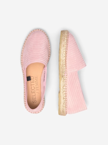 SELECTED FEMME Espadrilles 'ELLEN' in Roze