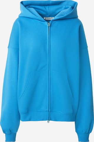 WEEKDAY Collegetakki 'Tony' värissä sininen: etupuoli