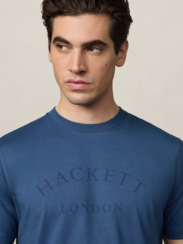 Hackett London T-Shirt 'Heritage Ess' in Blau