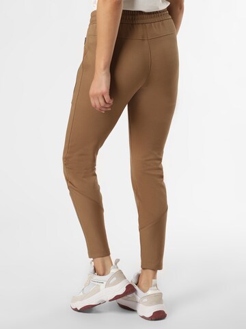 Effilé Pantalon COMMA en marron