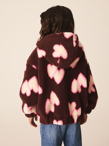 Next Fleece jas in Bruin