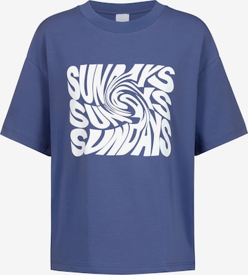 Mey T-Shirt 'Solid Love' in Blau: Vorderseite