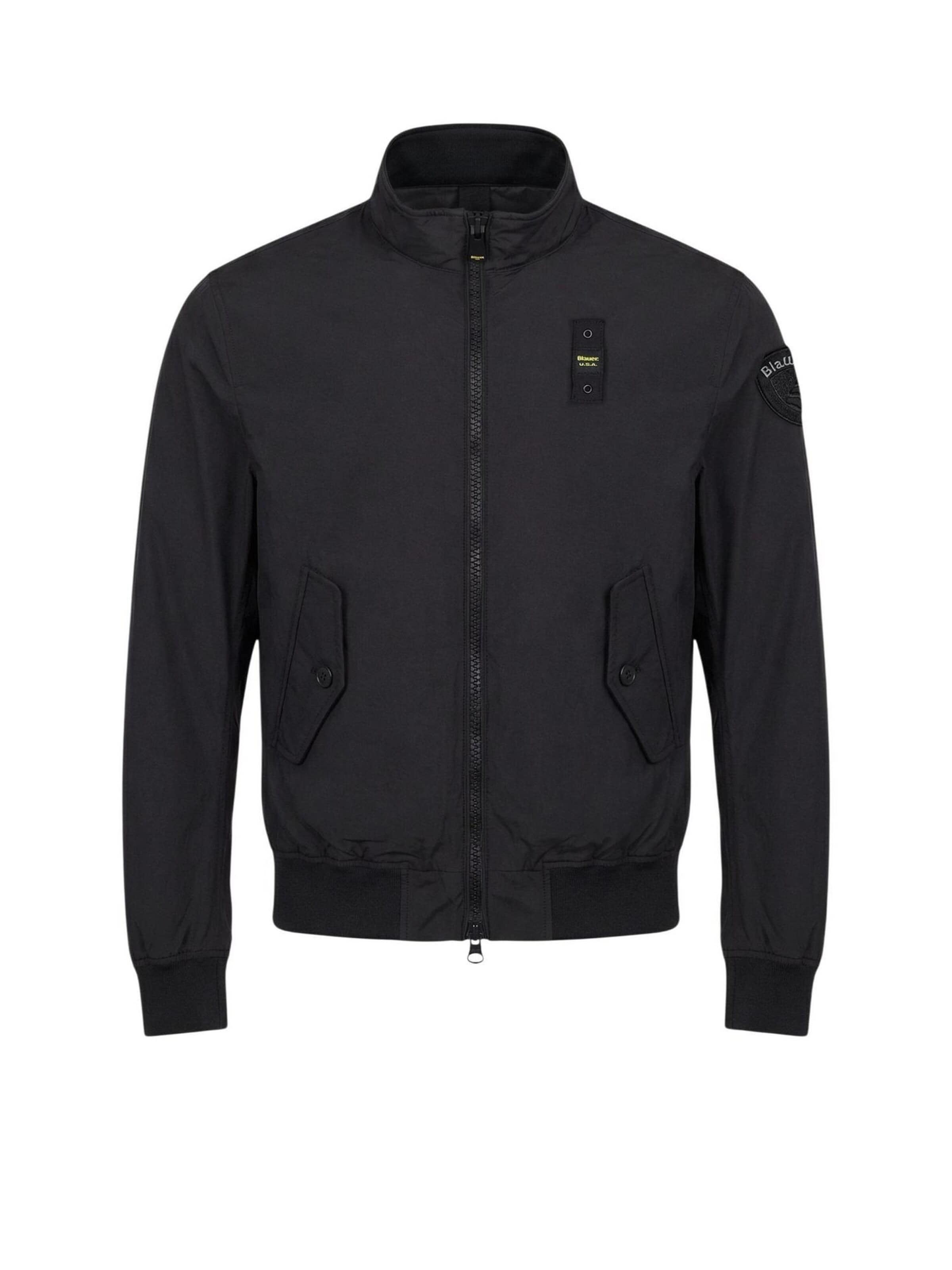 Blauer. Winterjas 'Alwin' in Zwart: voorkant