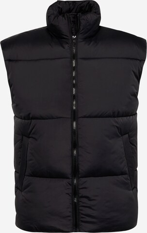 ABOUT YOU Bodywarmer 'Alessio' in Zwart: voorkant