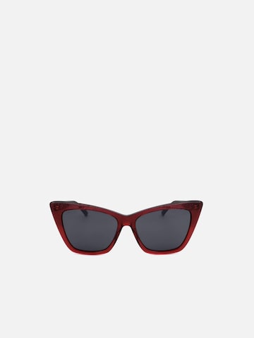 JIMMY CHOO Sonnenbrille 'Lucine'‌‌‌‌‌‌‌‌‌‌ in Rot: Vorderseite