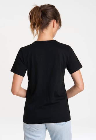 LOGOSHIRT T-Shirt 'Der kleine Maulwurf - Ohoh' in Schwarz