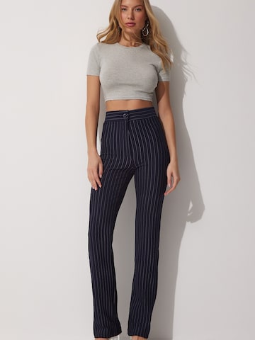 Happiness İstanbul Slim fit Trousers in Blue